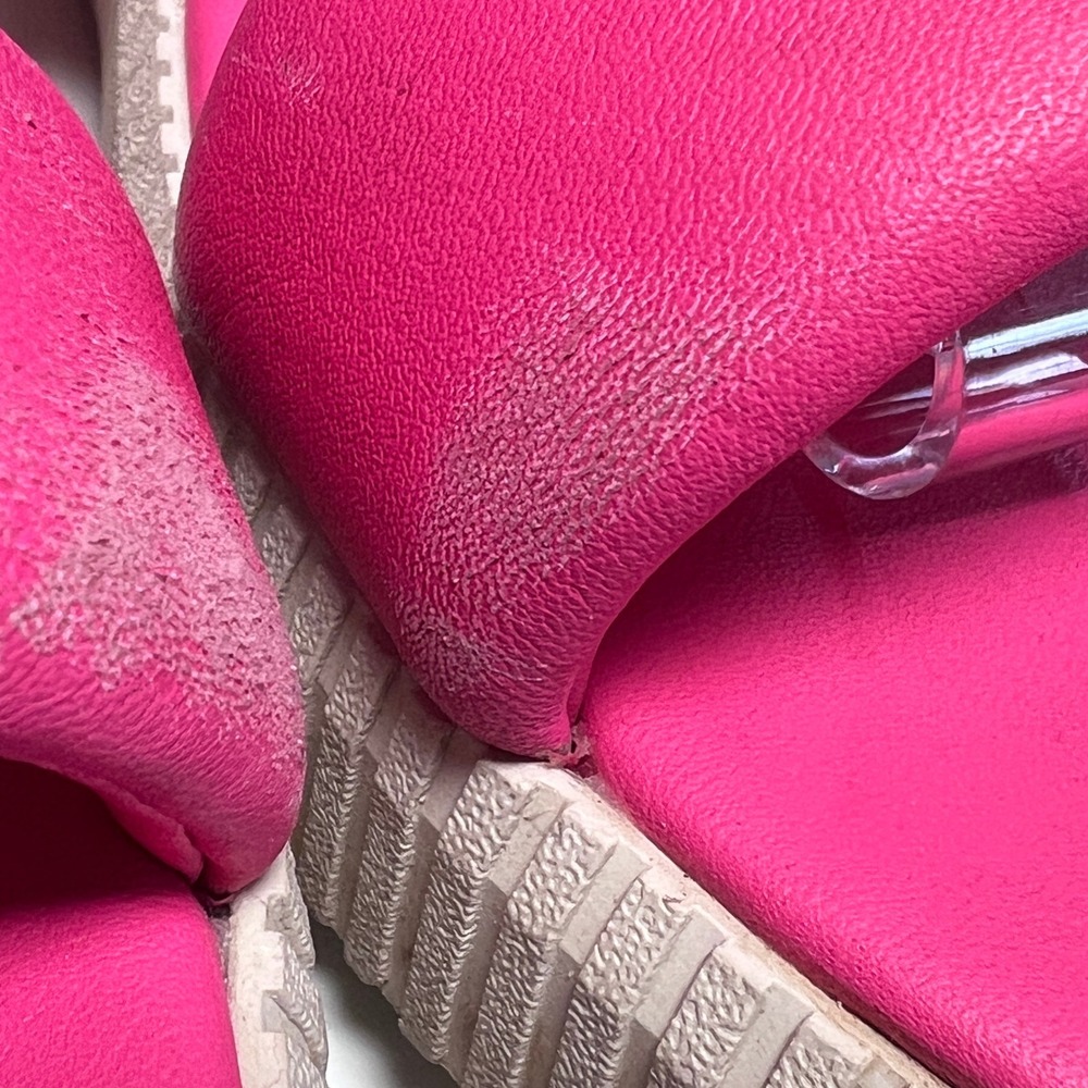 Sorel ONA Streetworks Go To Sandal Womens 9 Hot Pink Padded Leather Platform - Picture 8 of 15